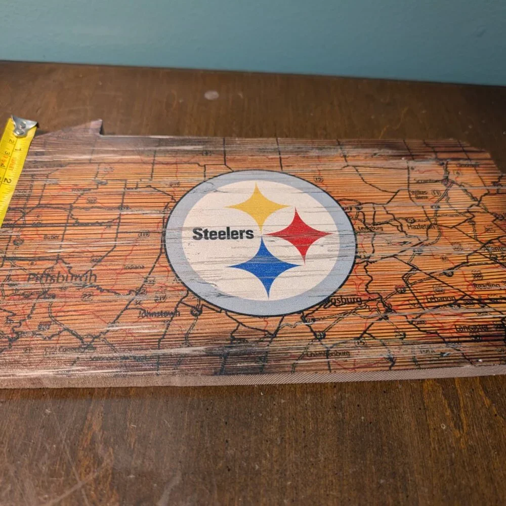 Pennsylvania Steelers Sign Wall Hanger